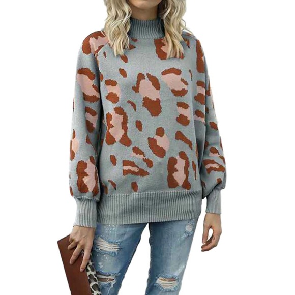 Leopard print sweater - Picture 2 of 9